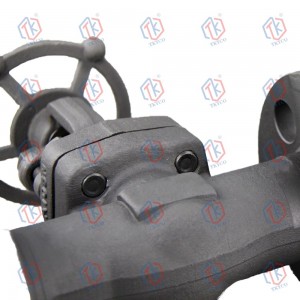 အတုပြုလုပ်ထားသော သံမဏိ Flange Gate Valves 1500LB